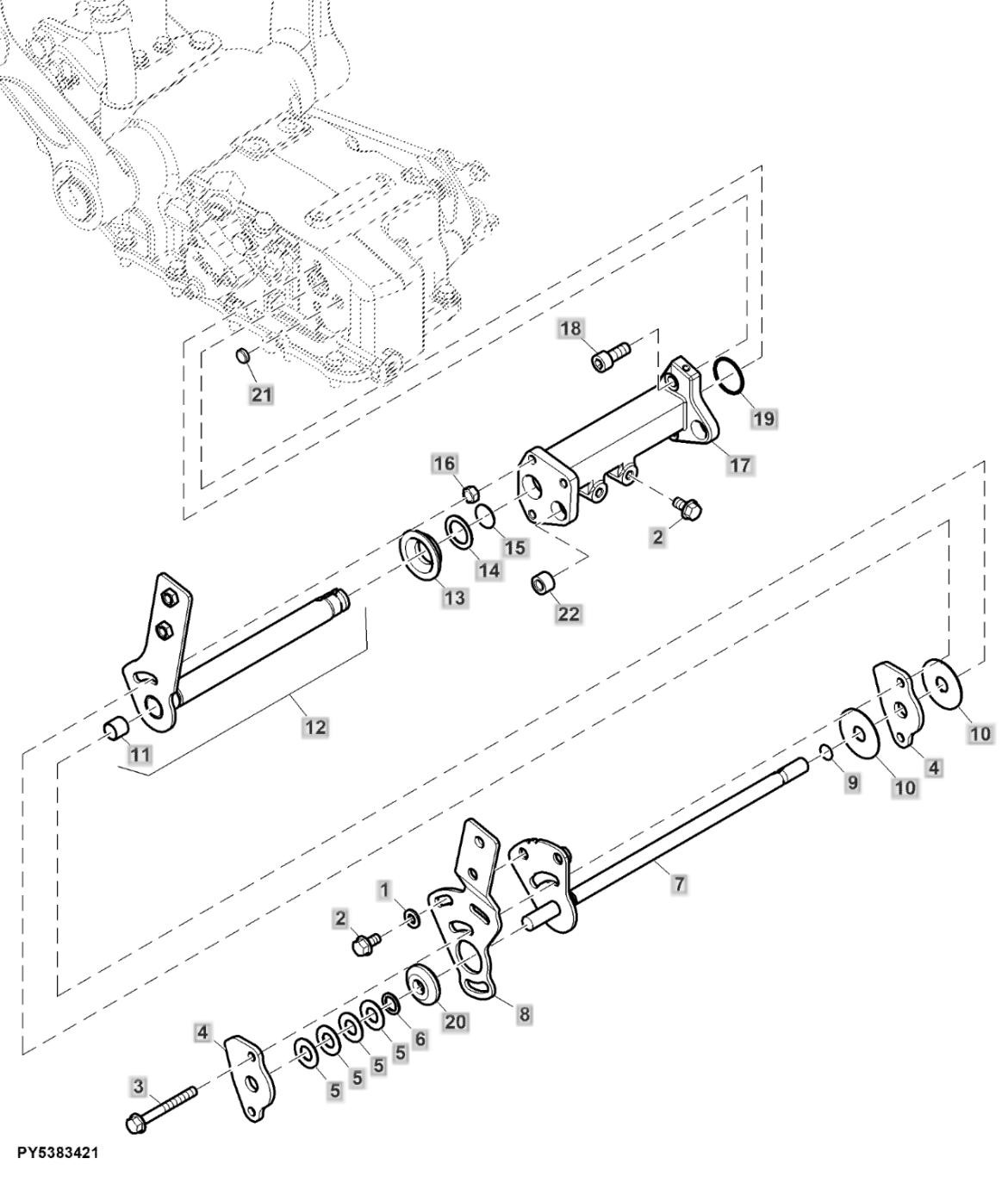 Cụm điều khiển trục lắc SCV